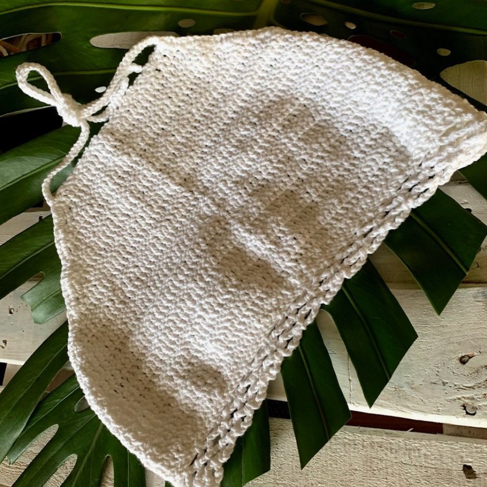 Boho-Chic Cream Color Crochet Crop…